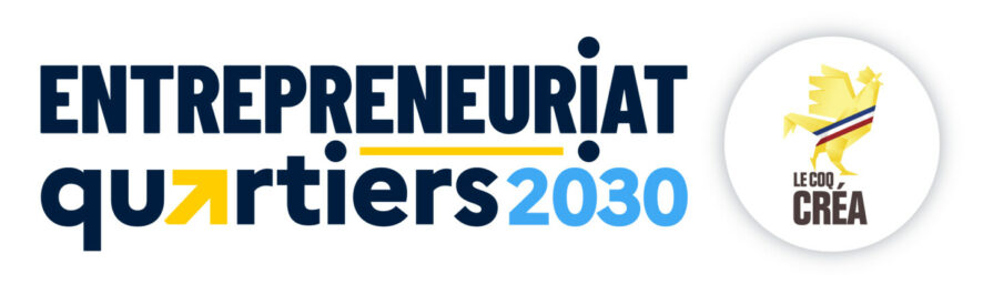 logo Entrepreneuriat Quartiers 2030