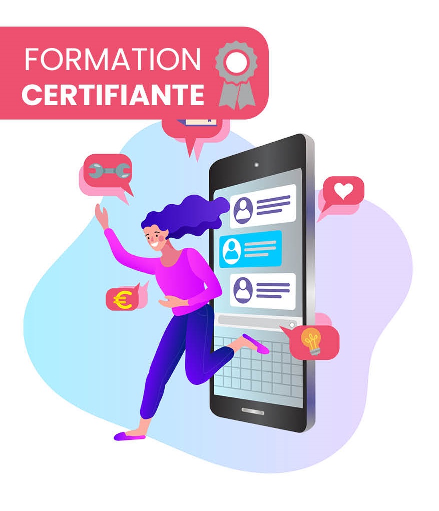 Formation certifiante réseaux sociaux