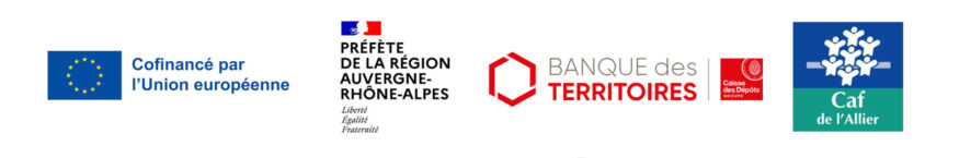 Logos financeurs dla de l'Allier